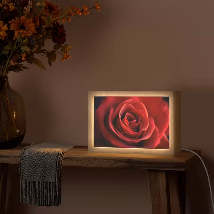 Tafellamp - Rood - Roos - Romantisch — 4