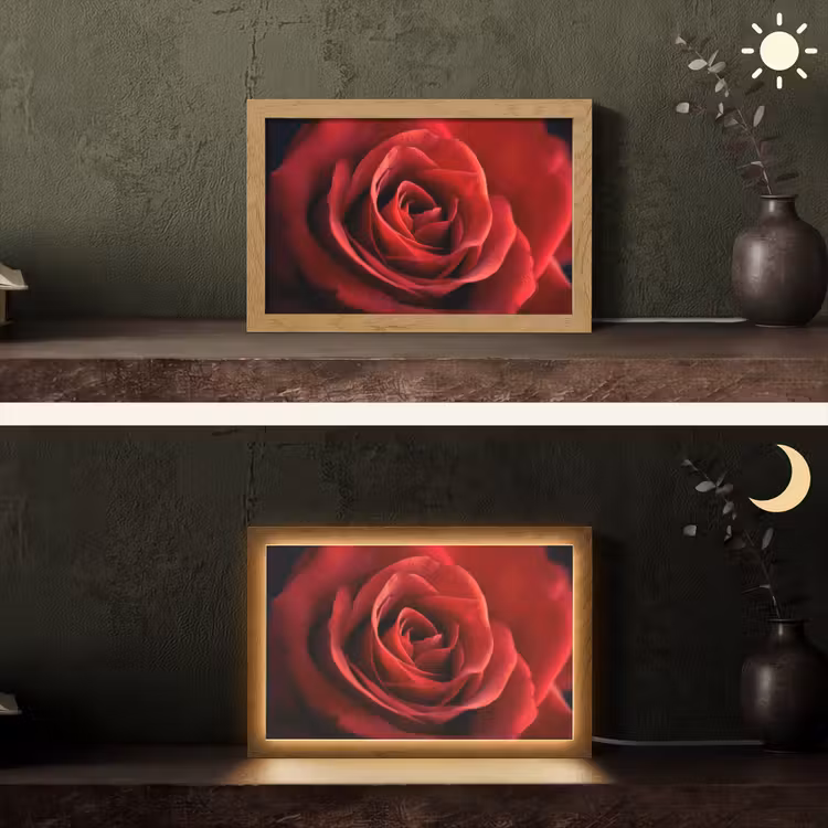 Tafellamp - Rood - Roos - Romantisch — 5