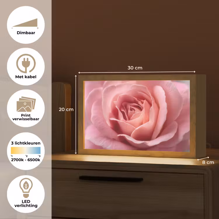 Tafellamp - Roze - Roos - Romantisch — 7