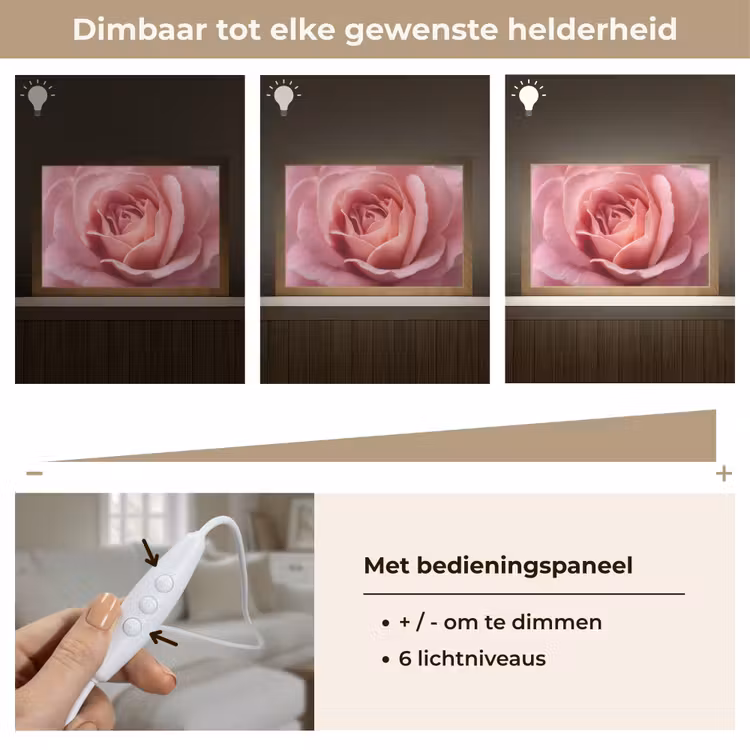 Tafellamp - Roze - Roos - Romantisch — 8