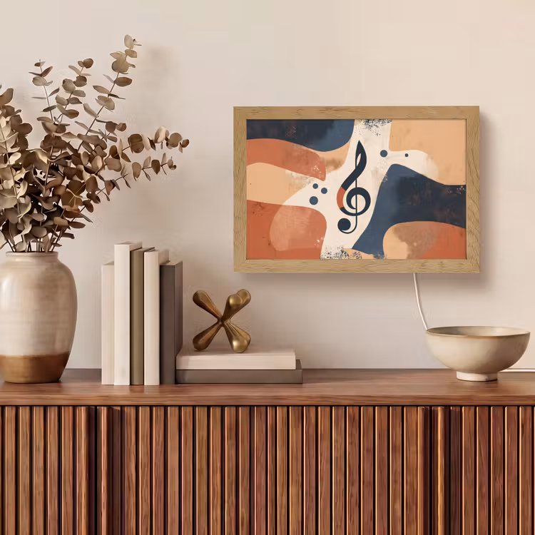 Tafellamp - Sleutel - G - Abstract - Beige — 3
