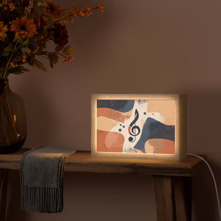 Tafellamp - Sleutel - G - Abstract - Beige — 4