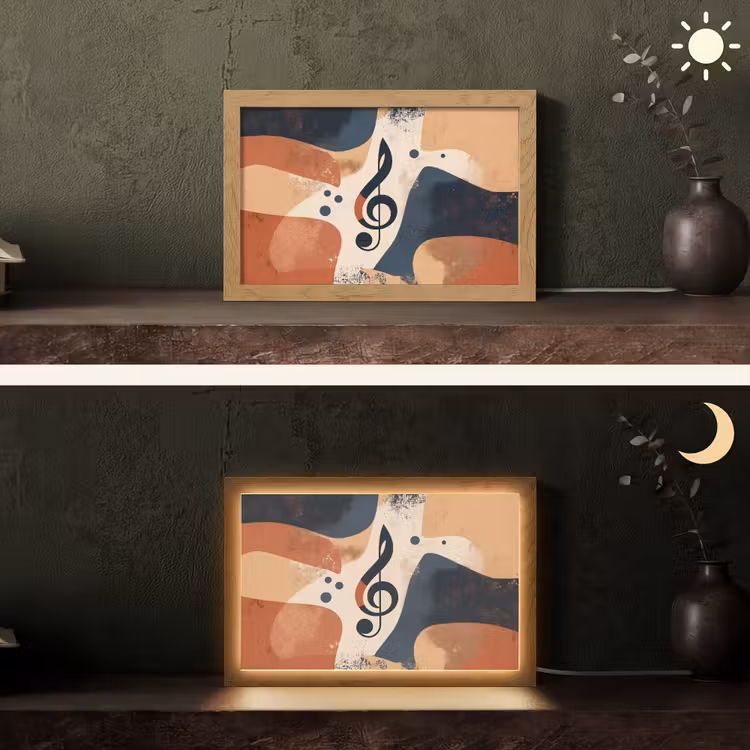 Tafellamp - Sleutel - G - Abstract - Beige — 5