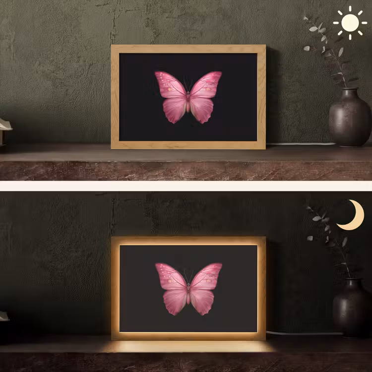 Tafellamp - Vlinder - roze - Elegant — 5