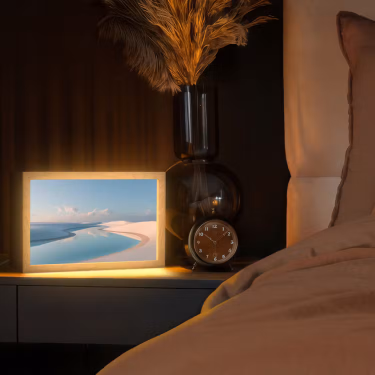Tafellamp - Duinen - Waterplas - Oneindige rust — 2