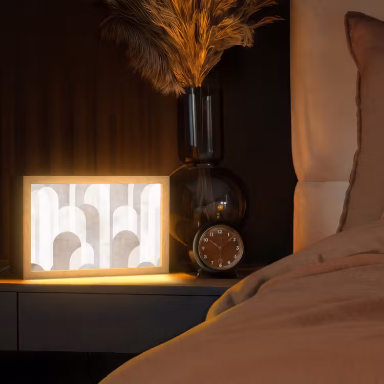 Tafellamp - Abstracte bogen - Modern - Beige — 2