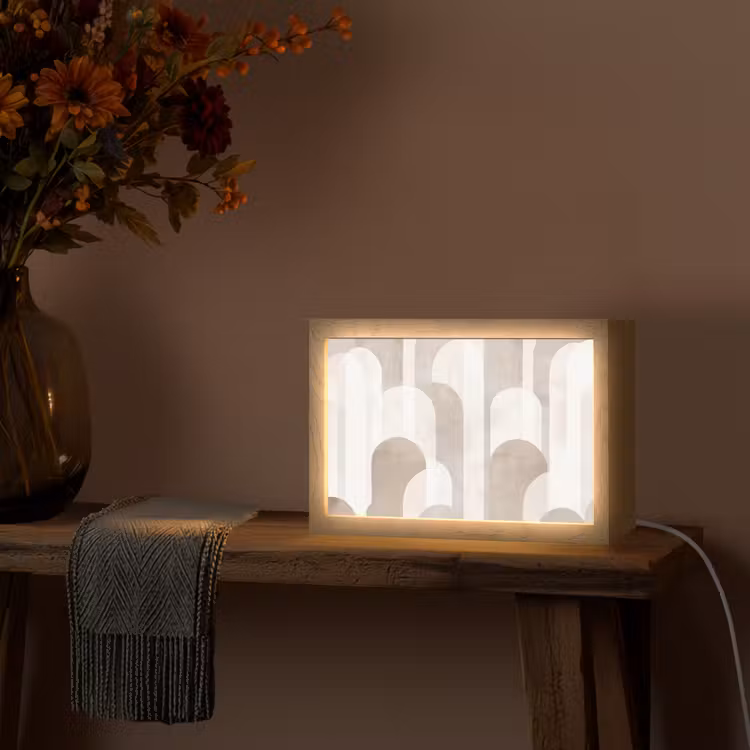 Tafellamp - Abstracte bogen - Modern - Beige — 4