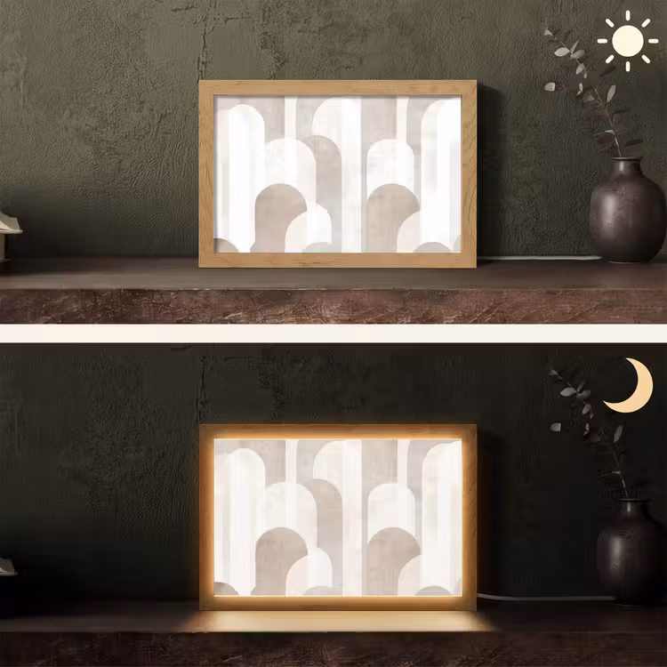 Tafellamp - Abstracte bogen - Modern - Beige — 5
