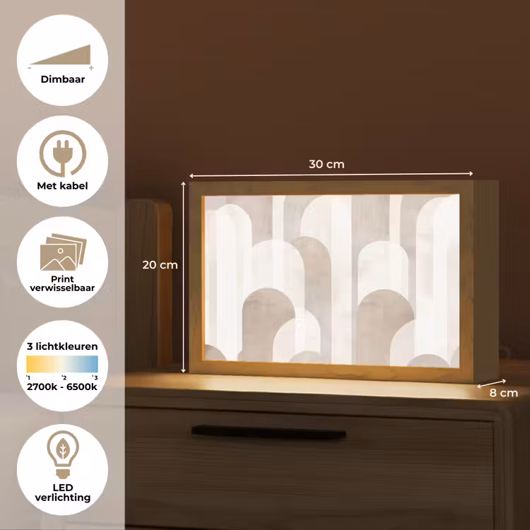 Tafellamp - Abstracte bogen - Modern - Beige — 7