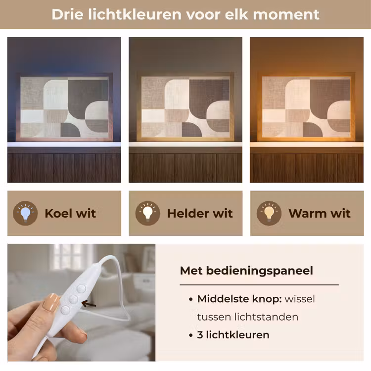 Tafellamp - Geometrisch - Geweven structuur - Modern — 6