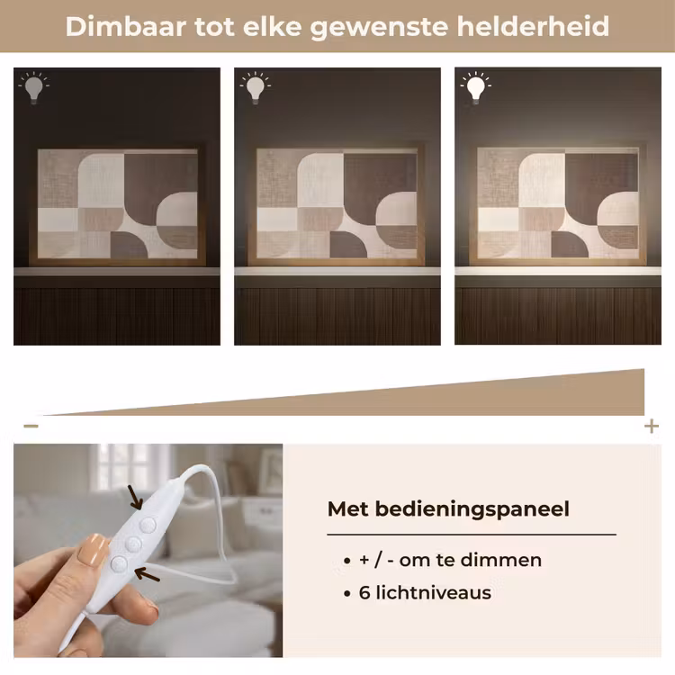 Tafellamp - Geometrisch - Geweven structuur - Modern — 8