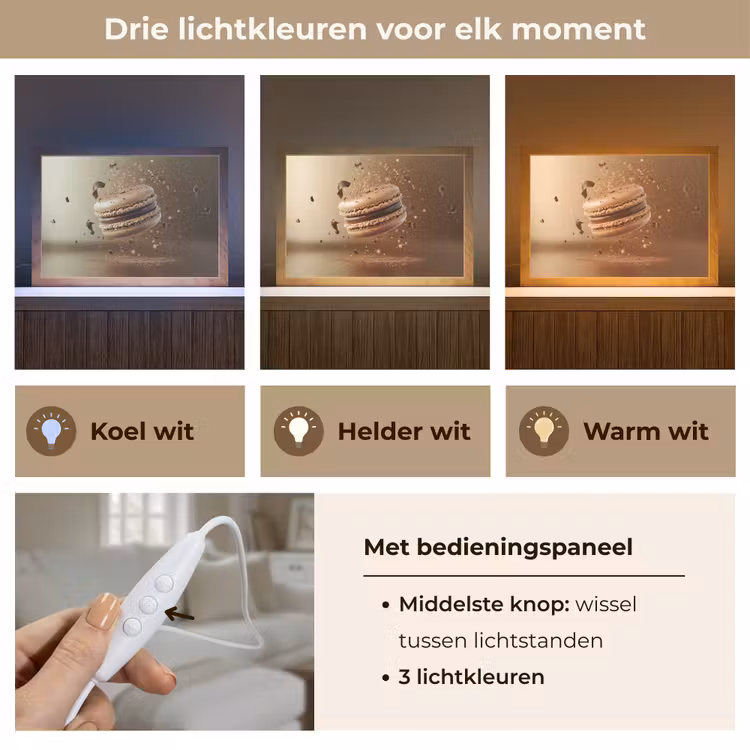 Tafellamp - Chocolade - Macarons - Eten - Snoep — 6