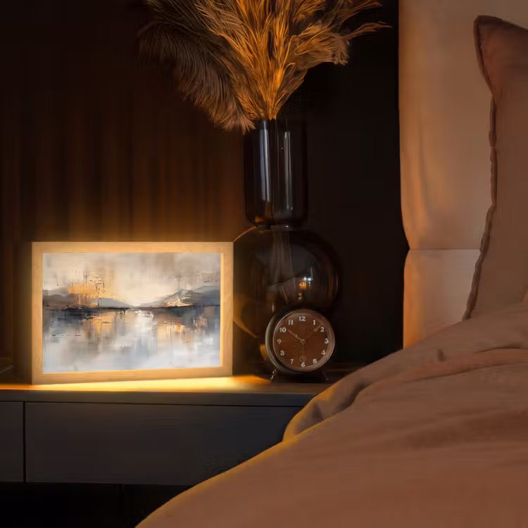 Tafellamp - Abstract - Modern - Beige - Aesthetic - Goud — 2