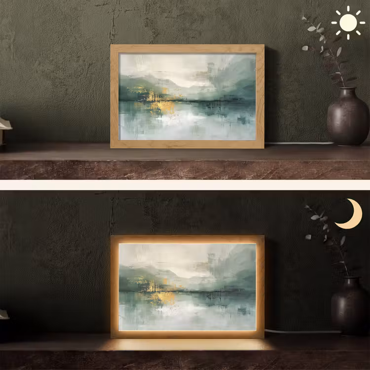 Tafellamp - Groen - Modern - Abstract - Goud — 5