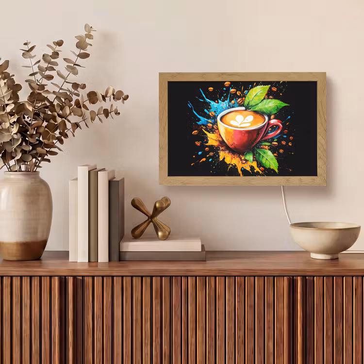 Tafellamp - Koffie - Graffiti - Drinken - Abstract — 3