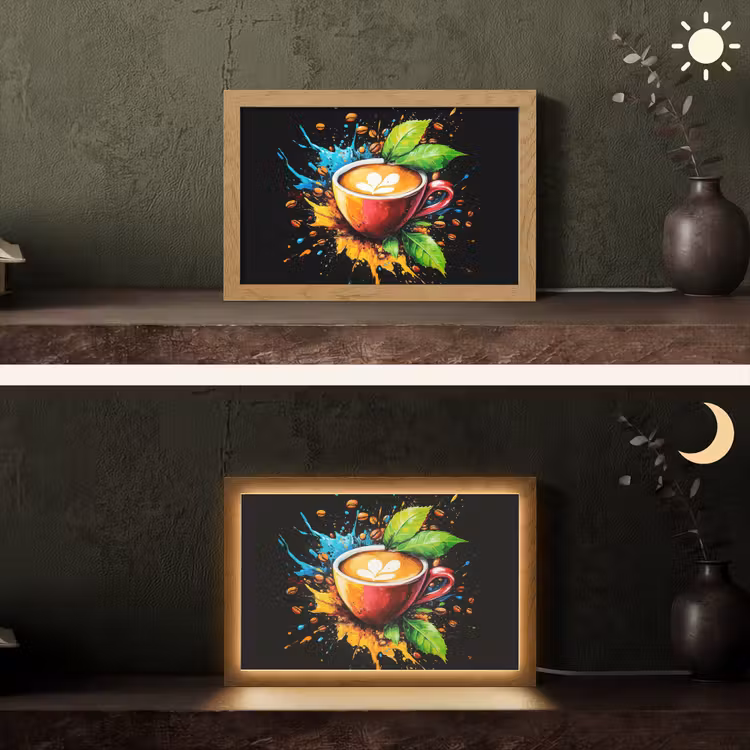 Tafellamp - Koffie - Graffiti - Drinken - Abstract — 5