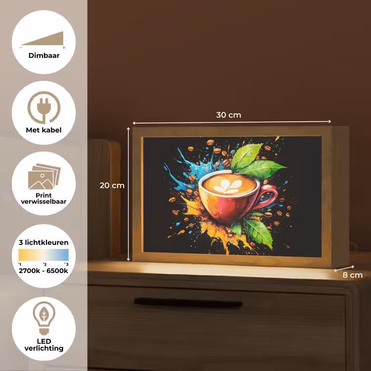 Tafellamp - Koffie - Graffiti - Drinken - Abstract — 7