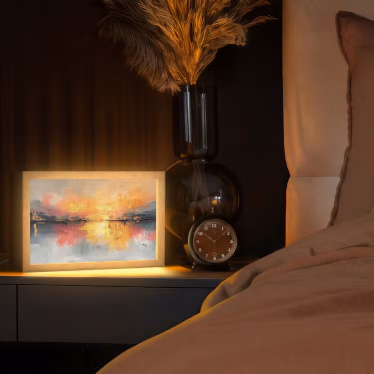Tafellamp - Modern - Abstract - Goud - Roze — 2