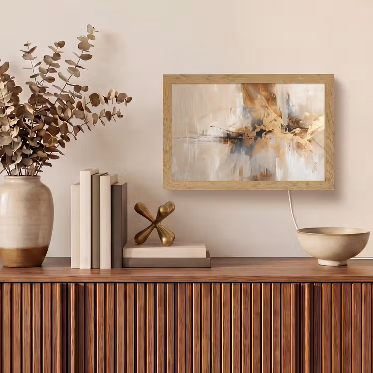 Tafellamp - Modern - Bruin - Abstract - Beige — 3