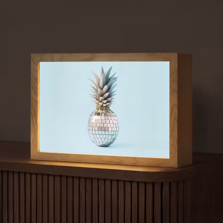 Tafellamp - Blauw - Ananas - Disco - Discobal — 1