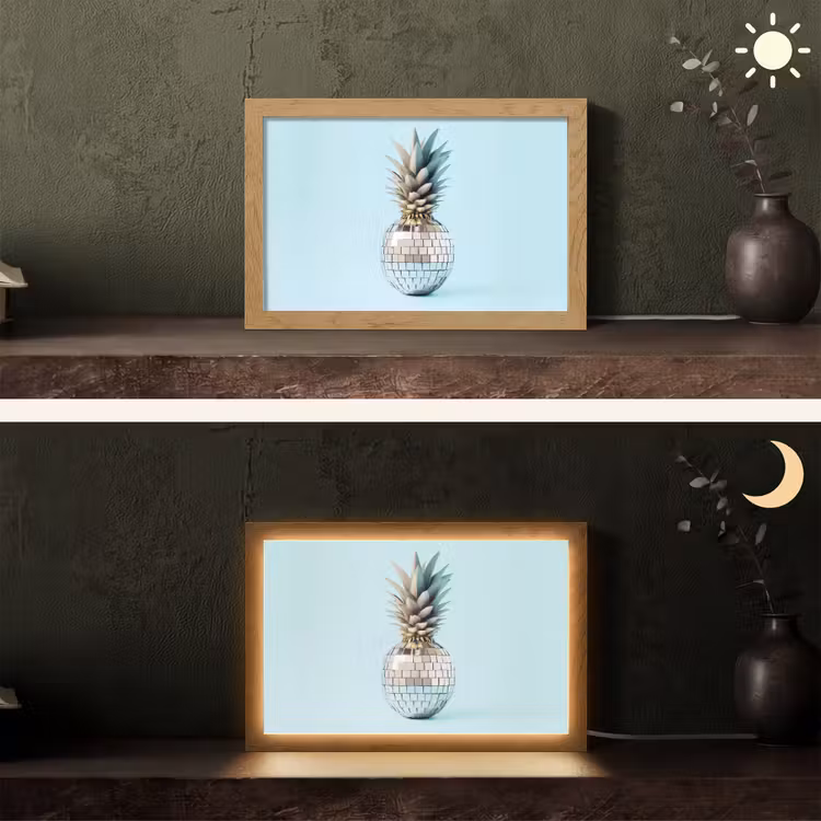 Tafellamp - Blauw - Ananas - Disco - Discobal — 5