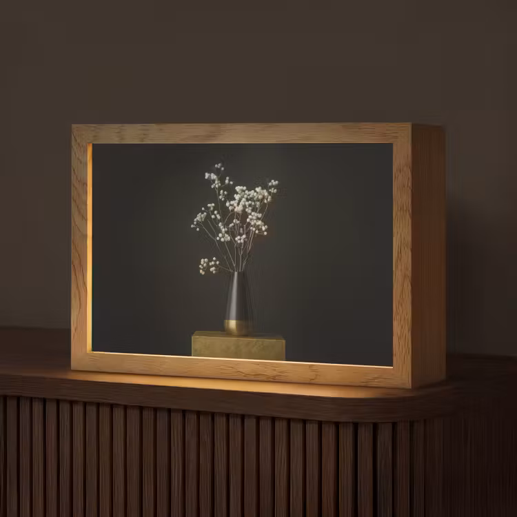 Tafellamp - Bloembollen - Wit - Vaas - Minimalistisch — 1