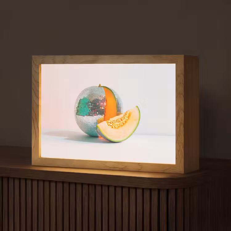 Tafellamp - Disco - Discobal - Meloen - Pastel — 1