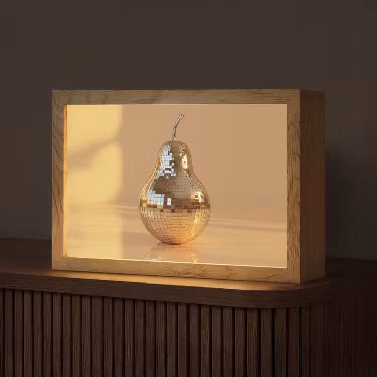 Tafellamp - Goud - Disco - Glitter - Peer — 1