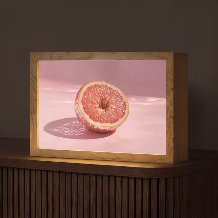 Tafellamp - Grapefruit - Roze - Disco - Shiny — 1