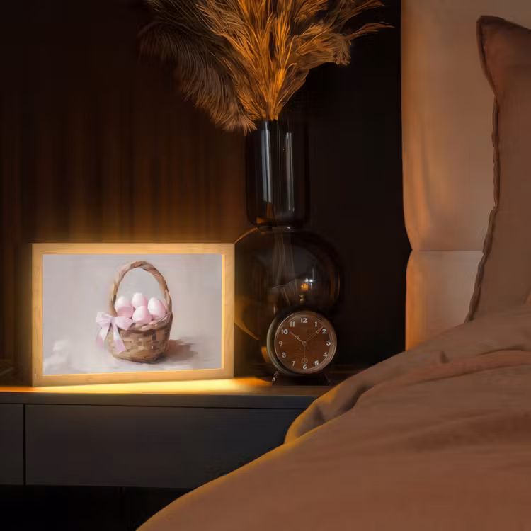Tafellamp - Mand - Eieren - Roze — 2