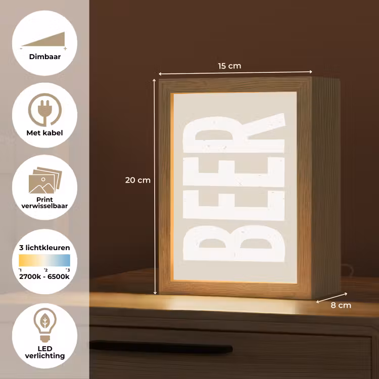 Tafellamp - Beer - Japandi - Beige - Decoratie — 7