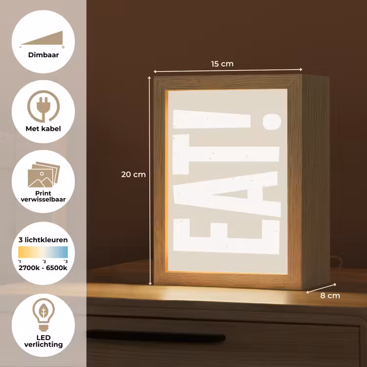 Tafellamp - Eten - Decoratie - Beige - Wit — 7