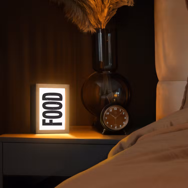 Tafellamp - Food - Zwart - Wit - Decoratie — 3
