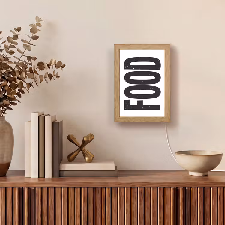 Tafellamp - Food - Zwart - Wit - Decoratie — 4