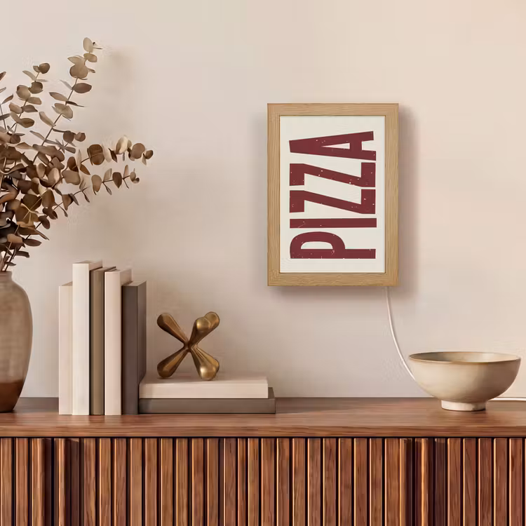 Tafellamp - Pizza - Vintage - Decoratie - Japandi — 4