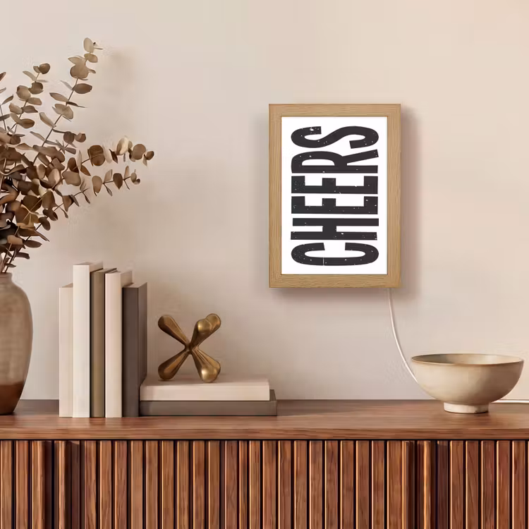 Tafellamp - Retro - Cheers - Zwart - Decoratie — 4