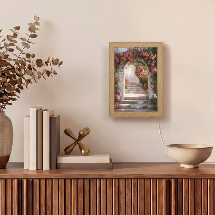 Tafellamp - Doorkijk - Rozen - Vintage - Poort — 4