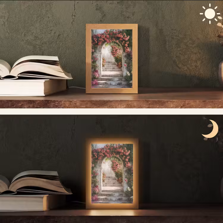 Tafellamp - Doorkijk - Rozen - Vintage - Poort — 5