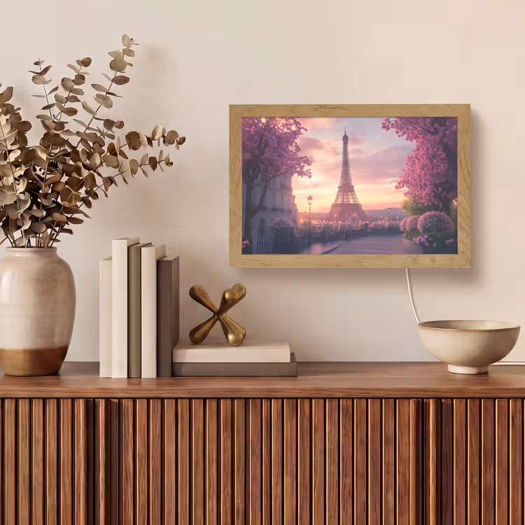 Tafellamp - Eiffeltoren - Parijs - Roze — 3