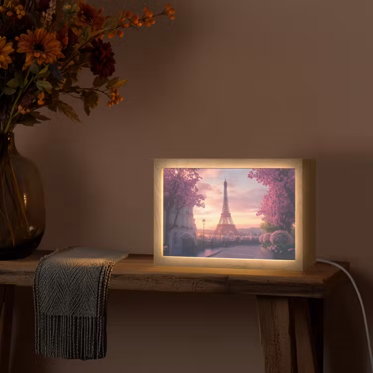 Tafellamp - Eiffeltoren - Parijs - Roze — 4