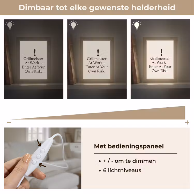 Tafellamp - Grill - Uitroepteken - Zwart - Tekst — 7