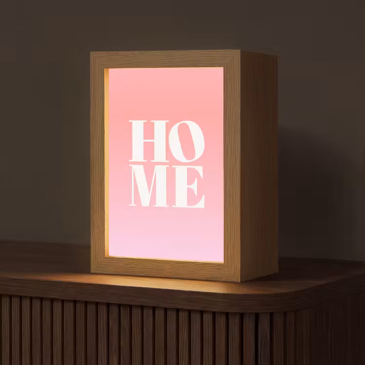 Tafellamp - Home - Letters - Groot - Roze — 1