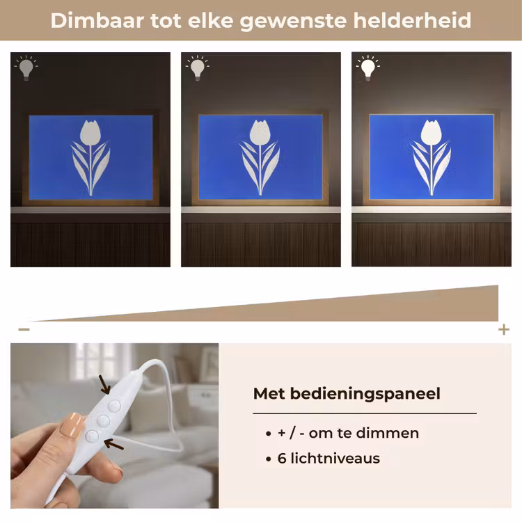 Tafellamp - Tulp - Minimalistisch - Bladeren - Wit — 8
