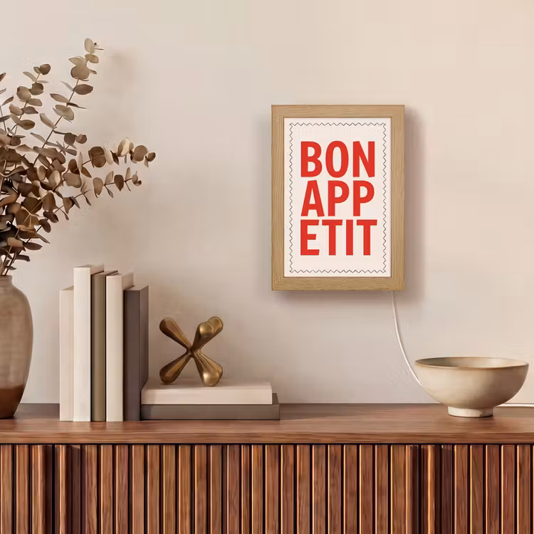 Tafellamp - Blokletters - Rood - Kartelrand — 4