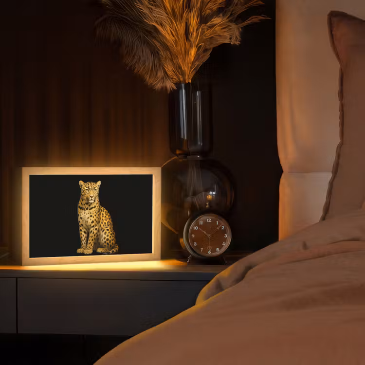 Tafellamp - Panter - Realistisch - Bruin — 2