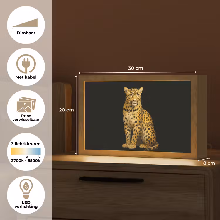 Tafellamp - Panter - Realistisch - Bruin — 7