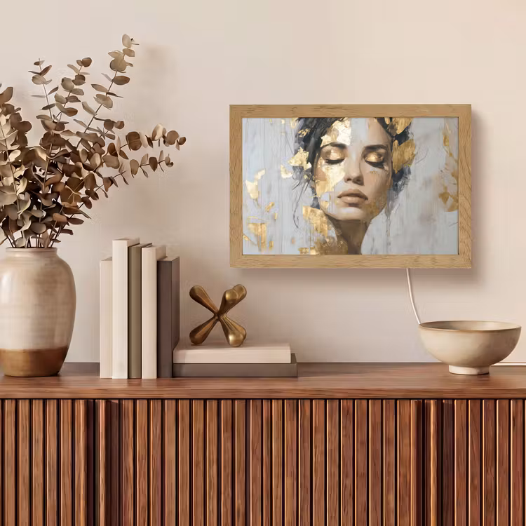 Tafellamp - Sierlijk - Vrouw - Goud - Ogen — 3