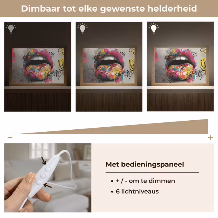 Tafellamp - Lippen - Graffiti - Expressief — 8