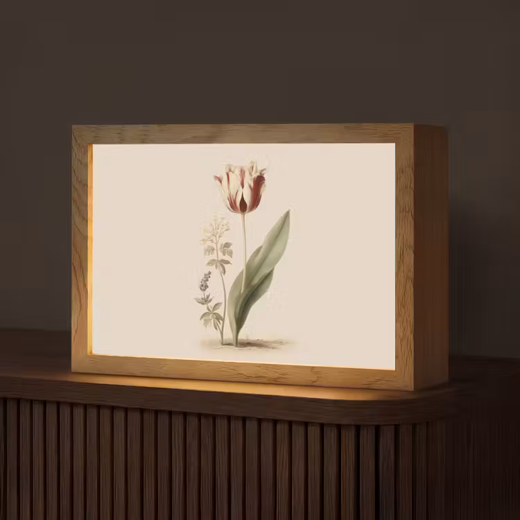 Tafellamp - Tulp - Minimalistisch - Beige — 1