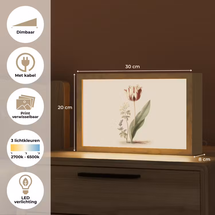 Tafellamp - Tulp - Minimalistisch - Beige — 7